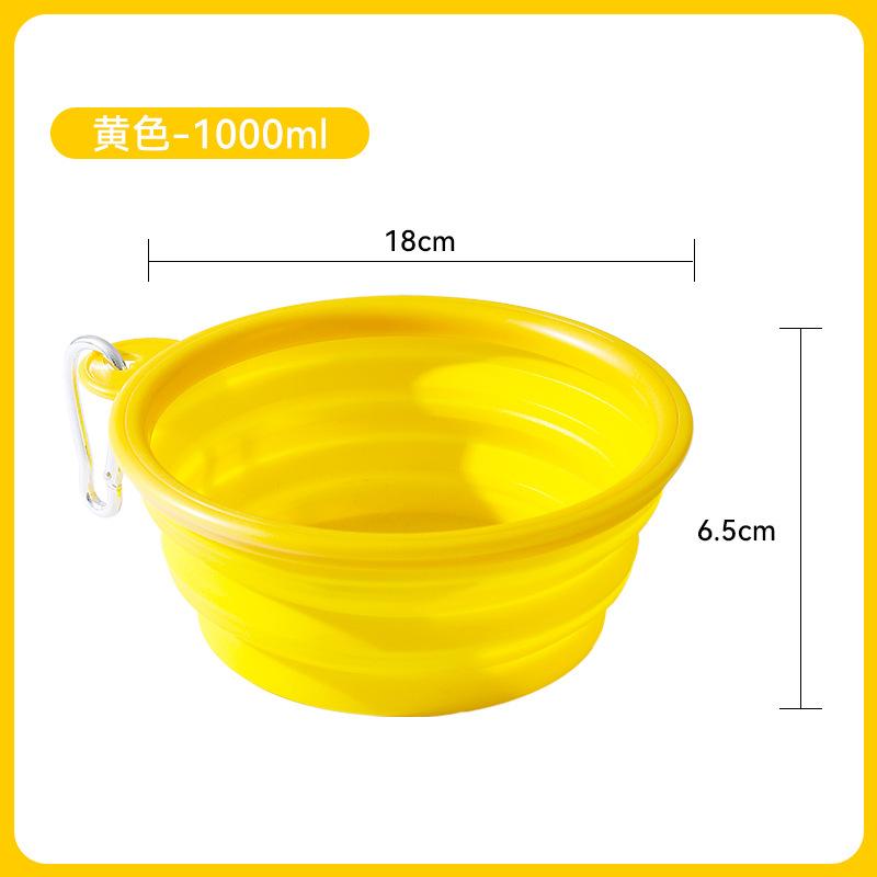 Neuer Hund geht aus einfarbig faltbare Schüssel Teddy als Bär mittelgroßer und großer Hund Hängenapf Katze Trinknapf Haustiernapf