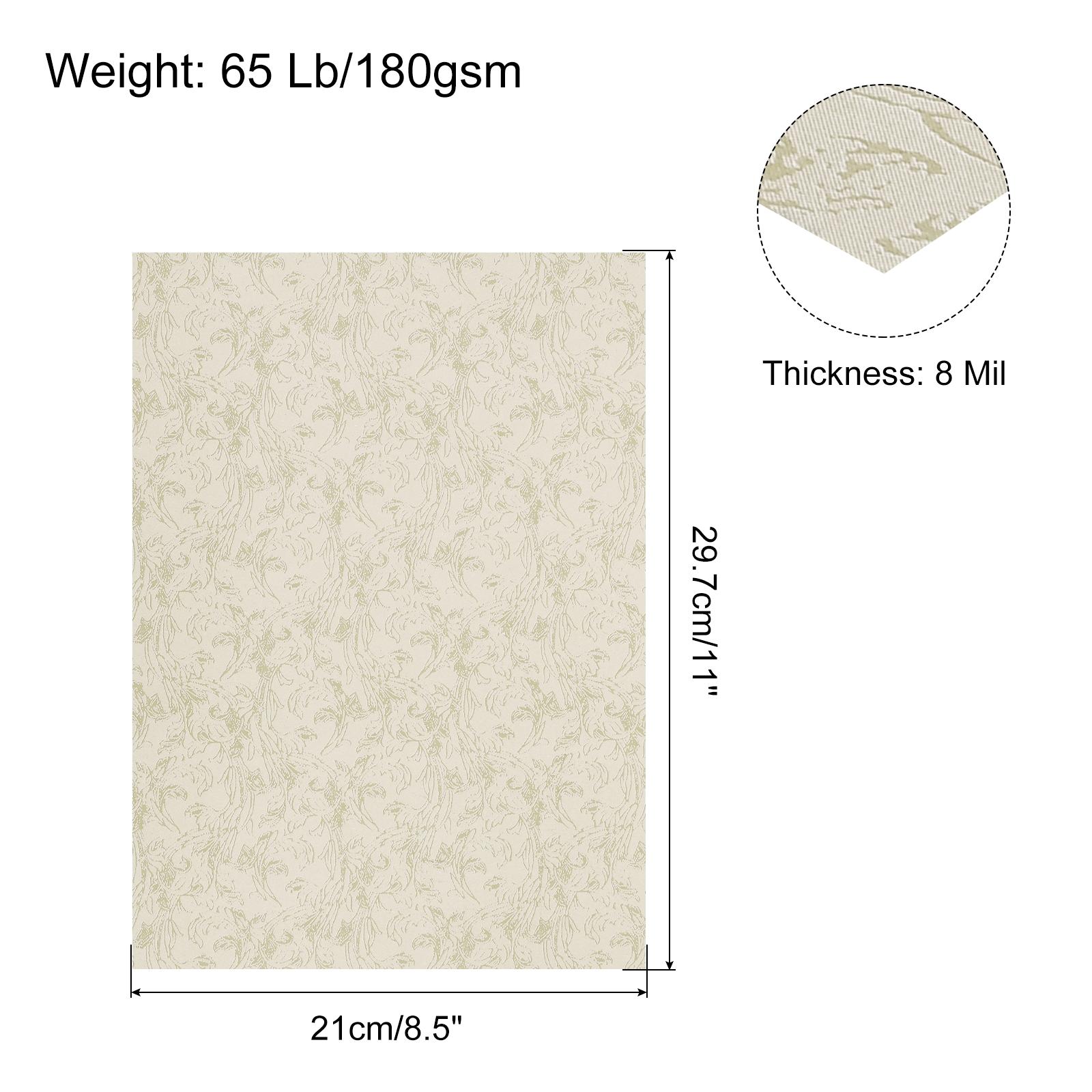 50/100pcs A4 Presentation Binding Covers Letter Size Leather Textured Grain Paper Un-Punched for Business Reports 8.5x11