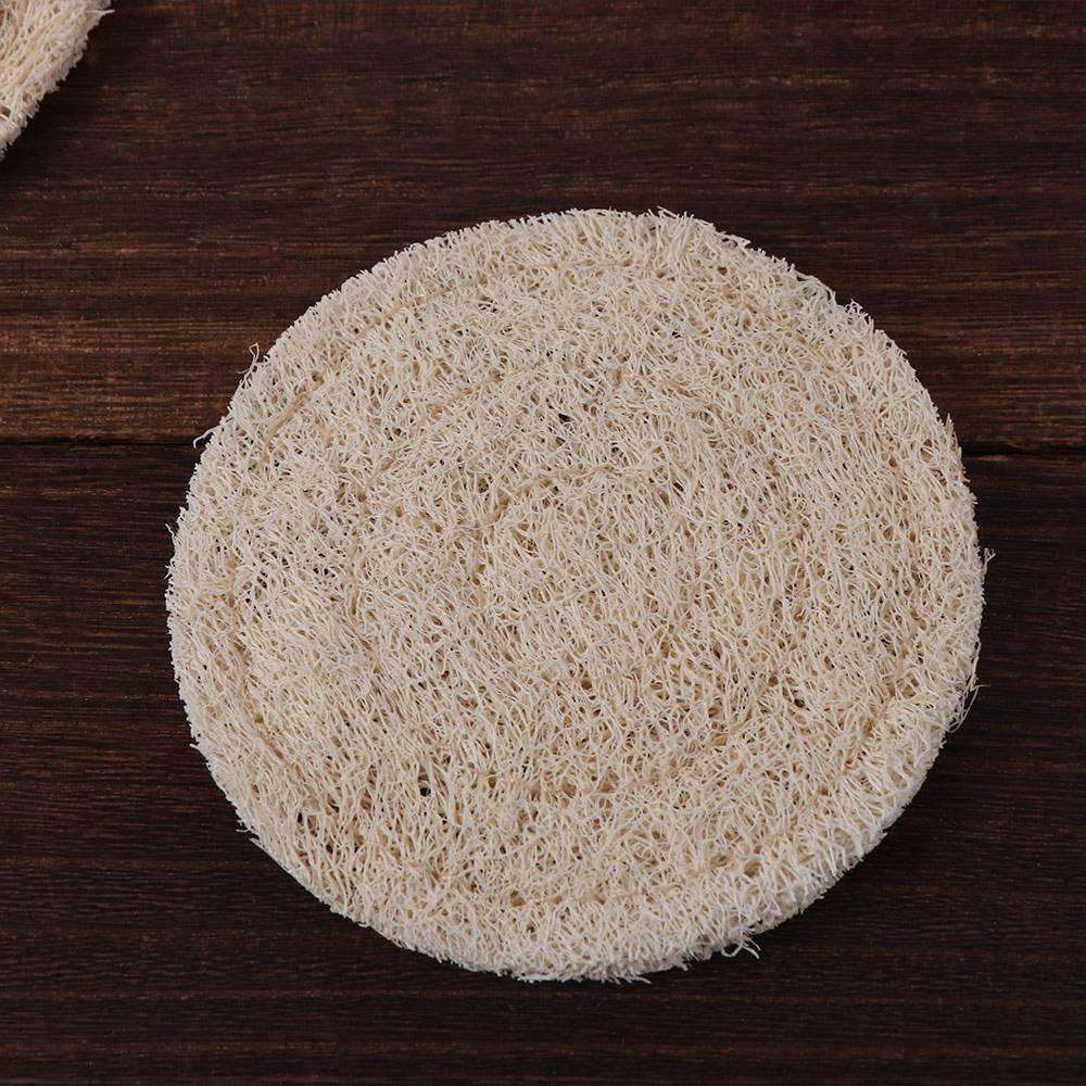 Okrągła Podkładka Pod Filiżankę Herbaty Włókno Luffa Mata Luffa Akcesoria do Zestawu Herbaty Podkładka pod Czajnik Czajnik