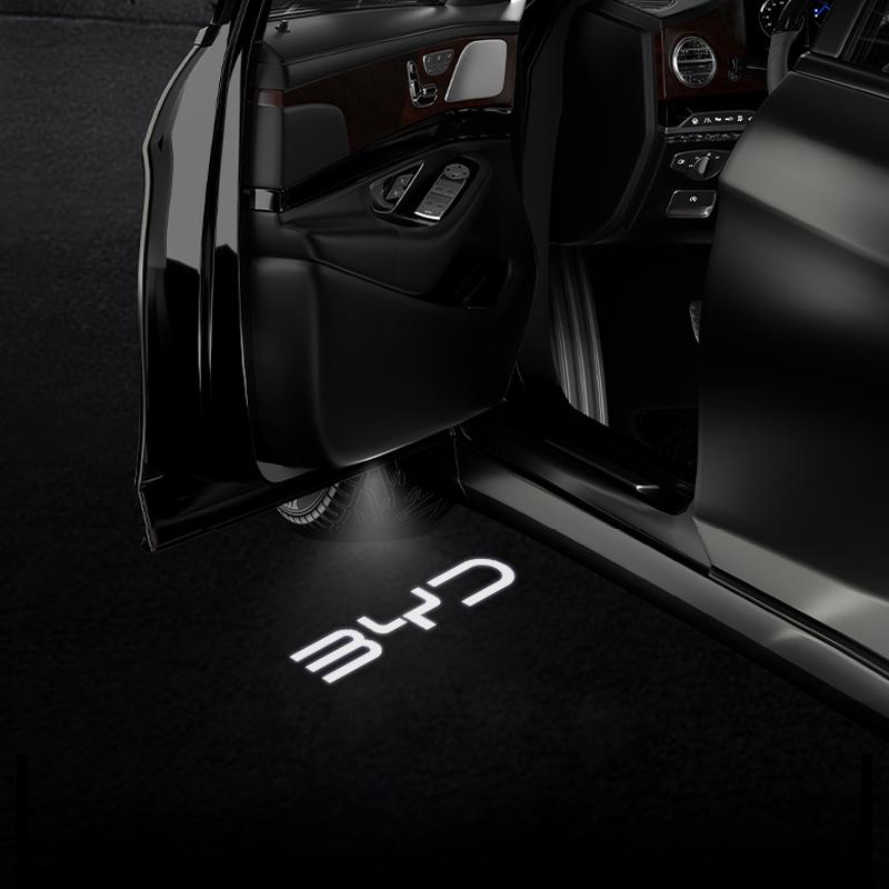 

For BYD EV Seal Dolphin DM-i ATTO 3 Qin Pro Tang Yuan Song Sealion 07 Logo Car HD Door Welcome Light Led Projector Lamp 1/2PCS