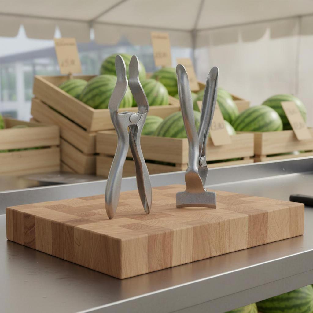 Watermelon Splitter Thickened Design Opening Pliers Easy to Use Stainless Steel Melon