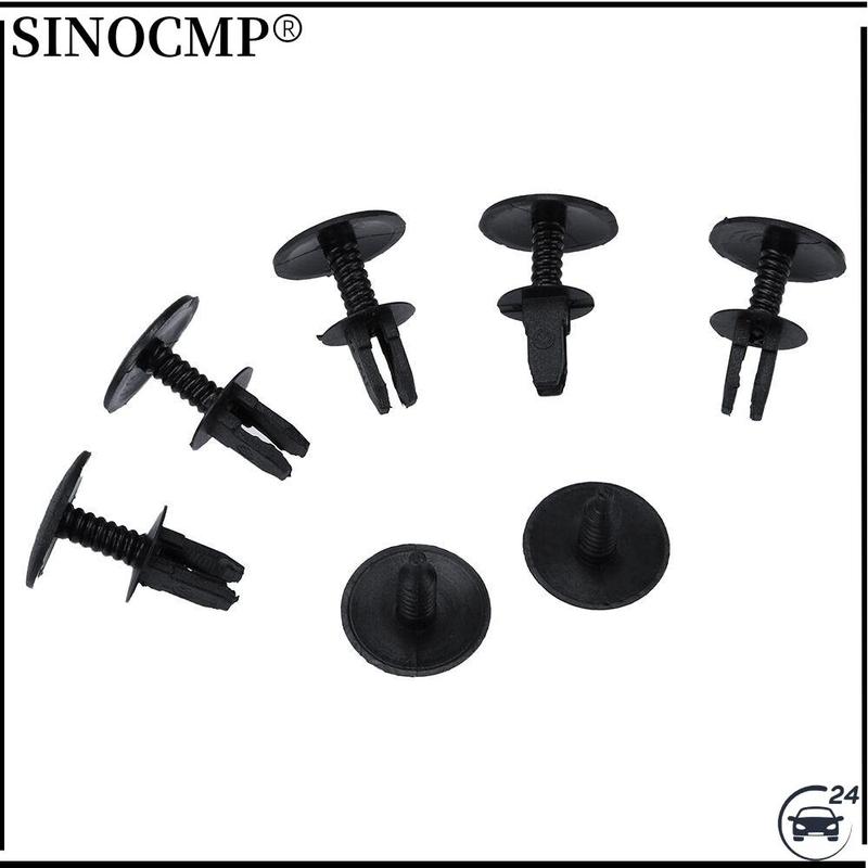 7pcs Auto Clip Cowl Scuttle Trim Clip Water Rain Tray Deflector Panel For Golf MK3 VR6 GTI Car Interior Parts Auto Fastener Clip