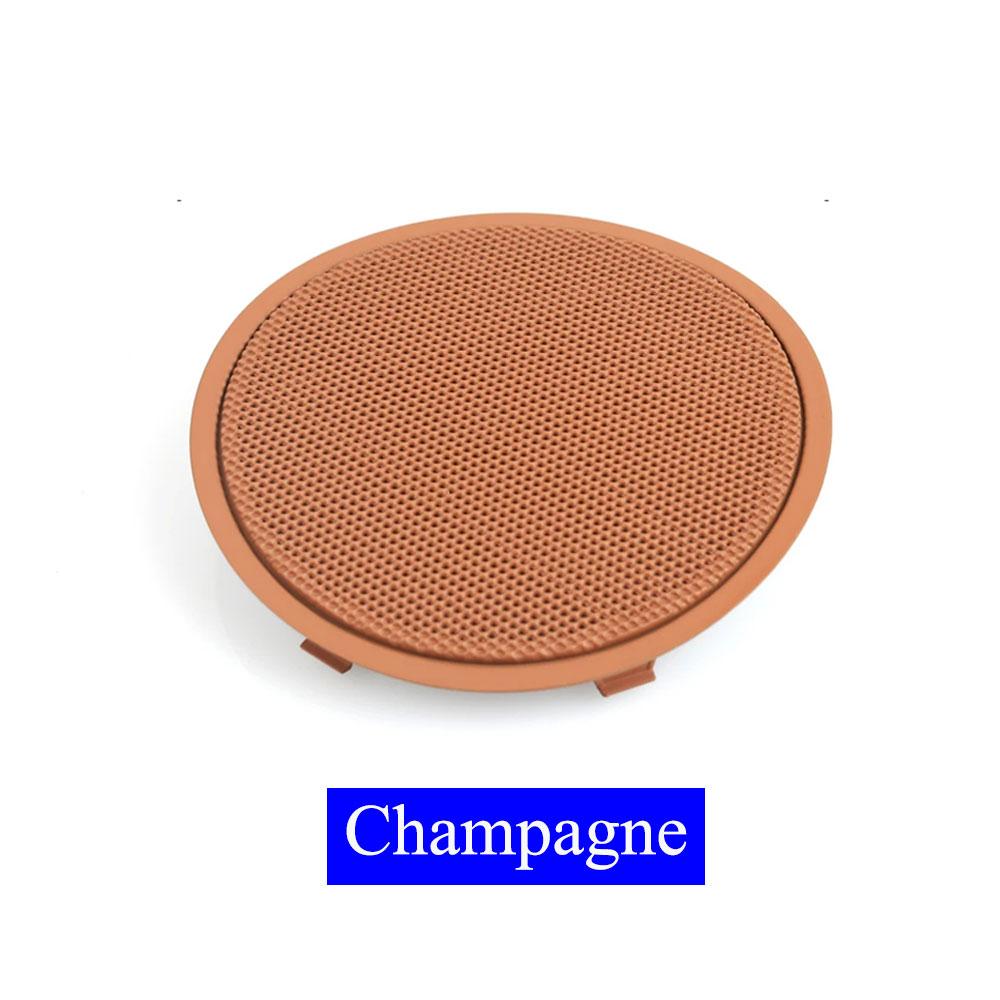 

Interior Front/Rear Door Horn Loudspeaker Grill Cover Sound Audio Speaker Panel Trim Replacement For BMW X5 X6 F15 F16 2014-2018 шампанського