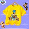 1-12 years old summer Polyester T-shirt for PAW Patrol children's short-sleeved casual top for girls and boys with cartoon print