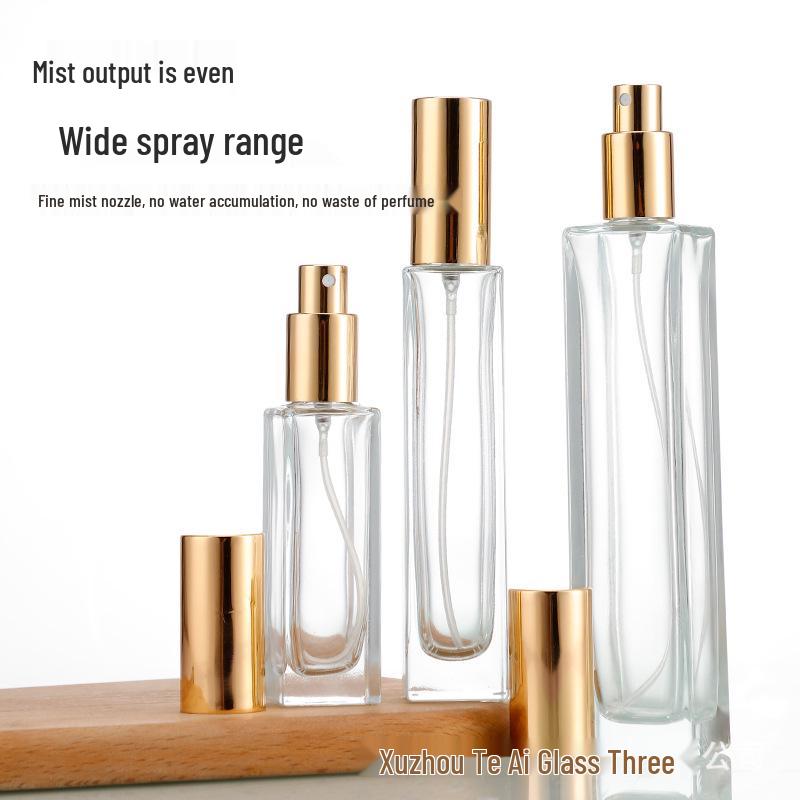 30ml Travel Perfume Bottle with Cap - Portable Glass Spray Bottle for Sample Decanting