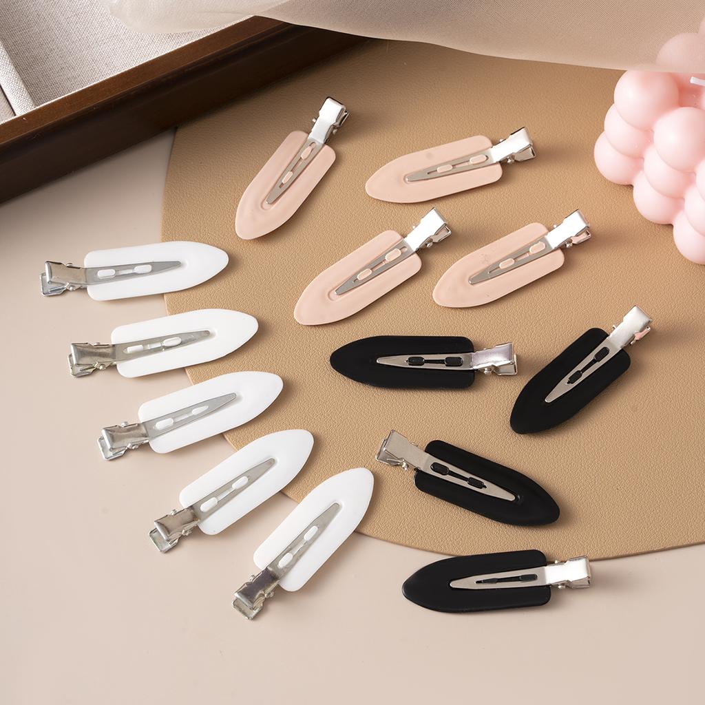 10 teile/satz Keine Biegung Nahtlose Haar Clips Seitliche Pony Haarspange Make-Up Waschen Gesicht Zubehör Frauen Mädchen Styling Haarnadeln