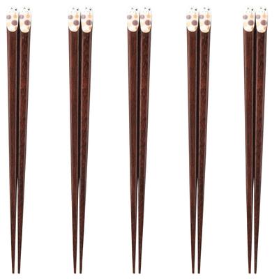 Happy Set of Made In PID0786 J-kitchens Chopsticks, 5, Material Wood, Chopsticks, Japan,
