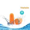 Randy & Travis Machinery Foam Disposable 200 Pairs Noise Cancelling Plane Sleep Snoring Ear Plugs