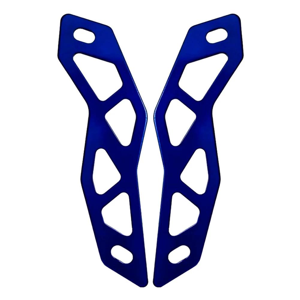 

2Pcs CNC Aluminum Alloy Windshield Bracket for ADV160 Wear-resistant Durable Motorcycle Windscreen Mount Modification Parts синий