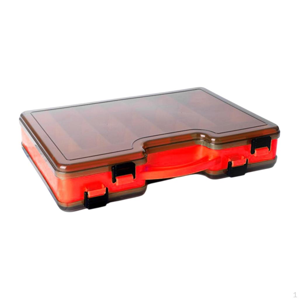 Fishing Gear Storage Box Multi-Compartment Organizer for Outdoor Adventures