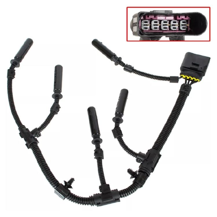 Replacement Glow Plug Connector Automotive Accessories Car Glow Plug Bridge Wiring Harness for 2.0 2.5 2003-2010