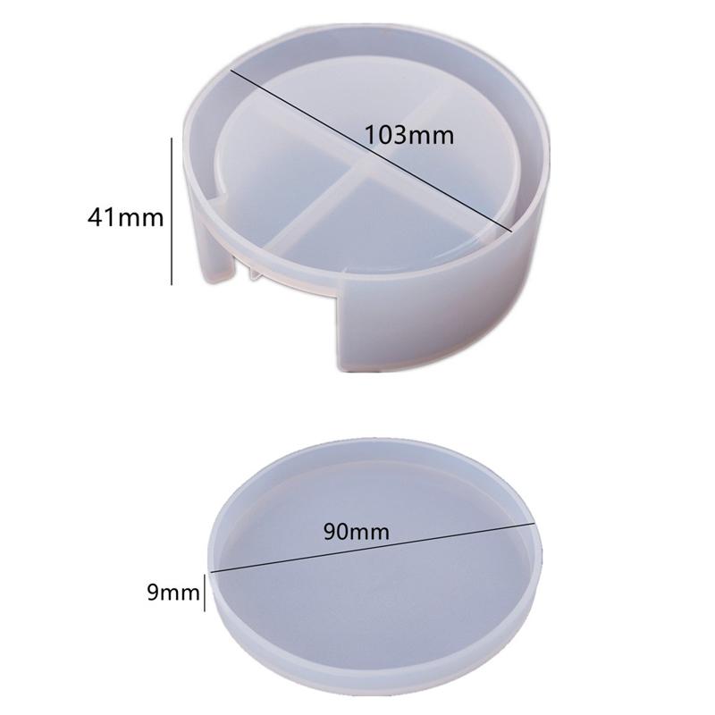 

Силиконовый коврик для подставки, практичная форма для литья из смолы, многофункциональный ремесленный DIY удобный набор, форма для хранения эпоксидной смолы