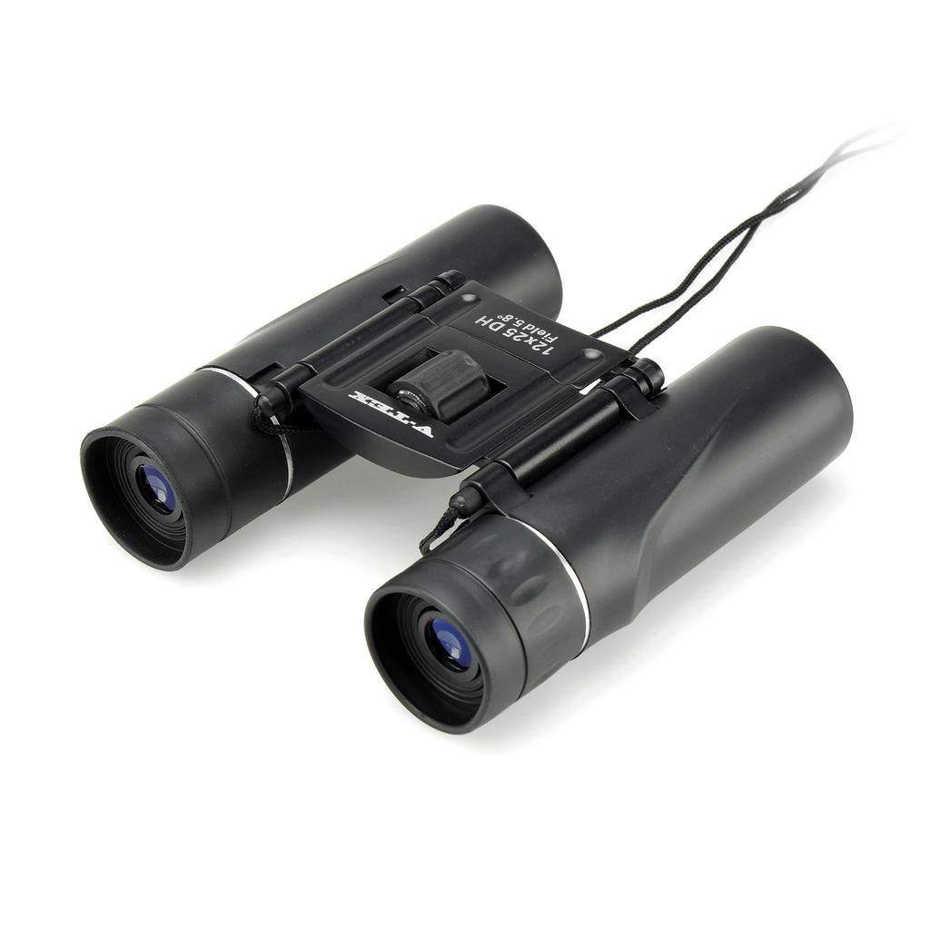 Kenko 12x25 DH Compact 12x 25mm Roof Concert Lightweight V-TEX Binoculars, Magnification, Aperture, Prism, Use, (249g), Dual-Axis, VT-1225D