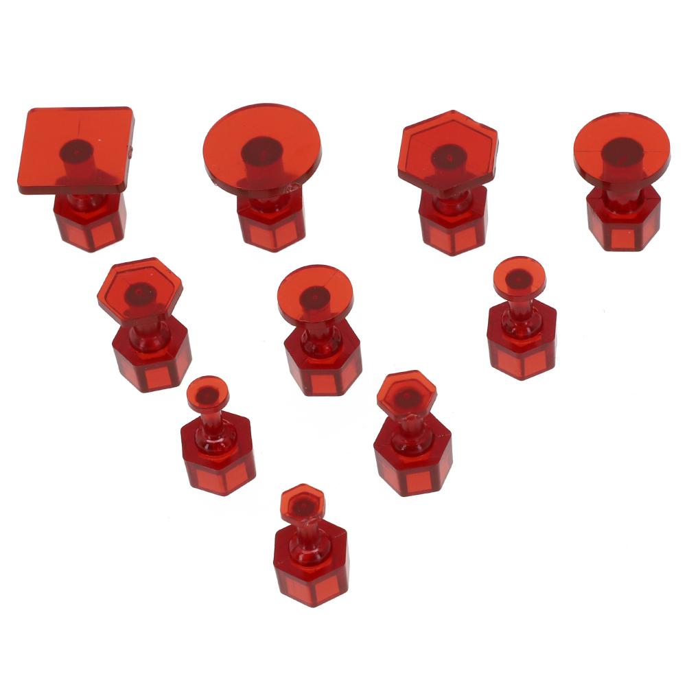 10pcs/set Glue Tabs Dent Removal Tools Car Dent Repair Car Dent Removal Tool Auto Paintless Dent Repair Glue Tabs For Car Bo