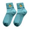 Sock Children's Mid-calf Socks, Sweat-absorbing and Odor-fighting, Cartoon-style, Versatile Cotton Socks