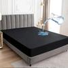 2PCS Waterproof Fitted Bed Sheet With 360 Elastic Band Mattress protector Cover Bedspreads for Single Double King Queen Size Bedsheet