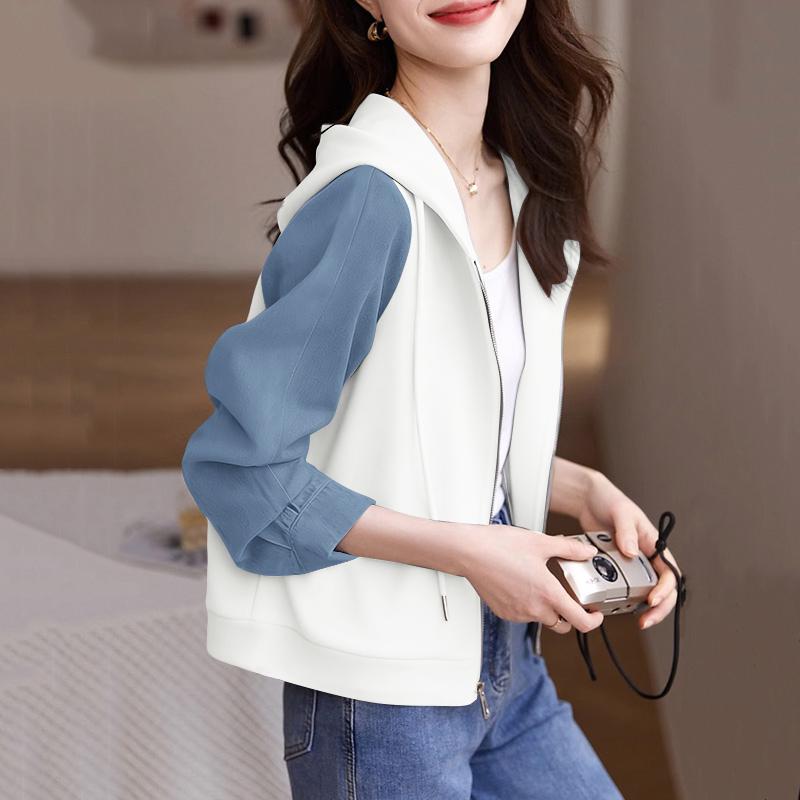 ZANZEA Women Casual Long Sleeve Hoodies Thin Cardigan Outwear