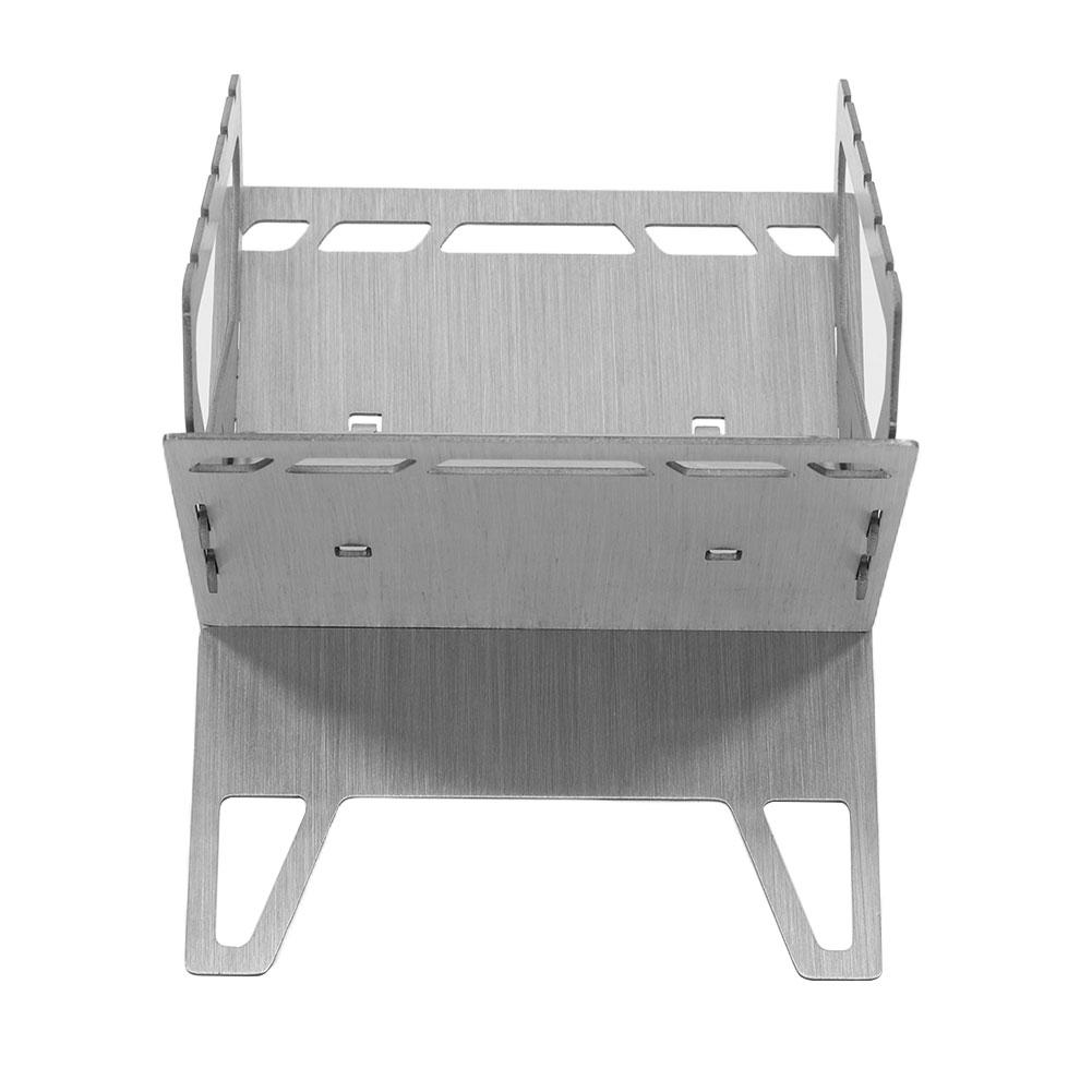 Stainless Steel Mini Folding Stove Portable Charcoal Aromatherapy Stove Wood Burning Camp Stove Outdoor Camping Gear