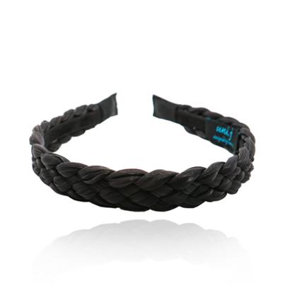 UNI.J Macrame Black Head-Band Ia138
