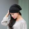 Women Men Autumn Winter Warm Knitted Cap Fashion Metal Ring Beanie Cap