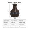 300ml USB Air Humidifier & Aroma Diffuser, Essential Oil Diffuser with Ultra Quiet Operation, Auto Shut Off, Night Light - Perfe