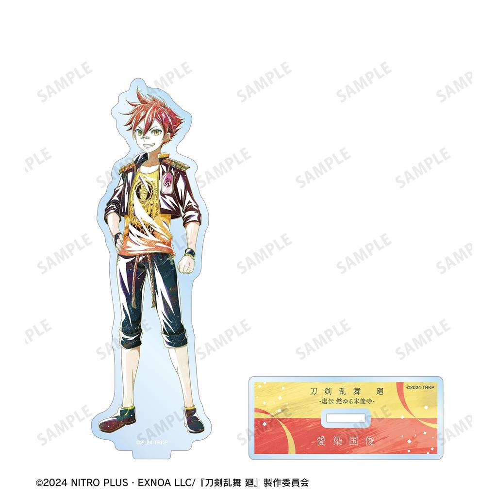 Anime Ranbu Kai Kyoden Burning Aizen Kunitoshi Touken Ranbu Kai Kyoden Burning Honnoji Ani Art 2nd Edition Big Acrylic Stand "Touken Honnoji"