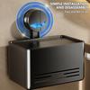 Wall Mounted Tissue Holder Paper Towel Holder Suction Cup Bathroom Tissue Box Roll Paper Dispenser Bathroom Accessory