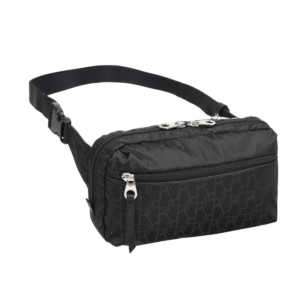 Body Bag Hip Bag Cute Multifunctional Black [Progressive Rock] Plié No.68161