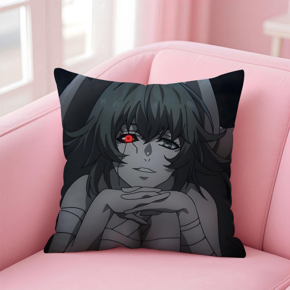 T-tokyo ghoulS Cushion Cover Home & Car Multi-Scene Pillow Cover - Reversible, Soft & Durable for Daily Use