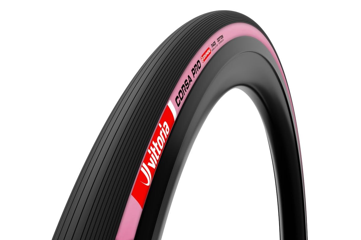 Vittoria CORSA PRO TLR Pink Sidewall Limited Edition Color 700x28c Tubeless Ready