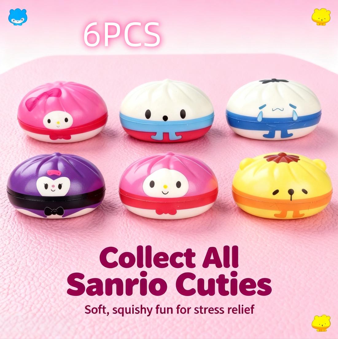 Sanrio Squeeze Toy. Stress-relief squishy toy, creative holiday gift.
