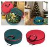 Kleidertasche Weihnachts-Kranz Aufbewahrungstasche Faltbar Reißfest Rund Große Kapazität Kranz Aufbewahrungstasche Pullover Für Kleiderschrank