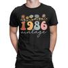 1986 Limited Edition TShirts for Unisex Unisex Retro 40th Birthday Funny 100 Cotton Tees O Neck T Shirts Big Size Tops