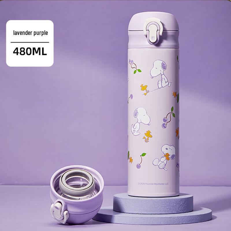 Snoopy Pop-up Direct Drink Insulated Water Bottle