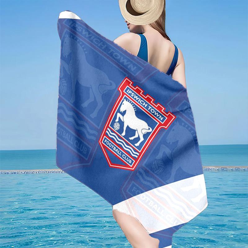 FBPA Football Club Emblem Beach Towel, Quick-drying, Easy To Care For, Use for Both Fitness and Beach Vacations,Sports Essential Fan Gift