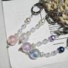 Butterfly Light Luxury Style Diamond-encrusted High-end Mobile Phone Lanyard Anti-lost Mobile Phone Rope Mobile Phone Chain Case Pendant Drill Ring