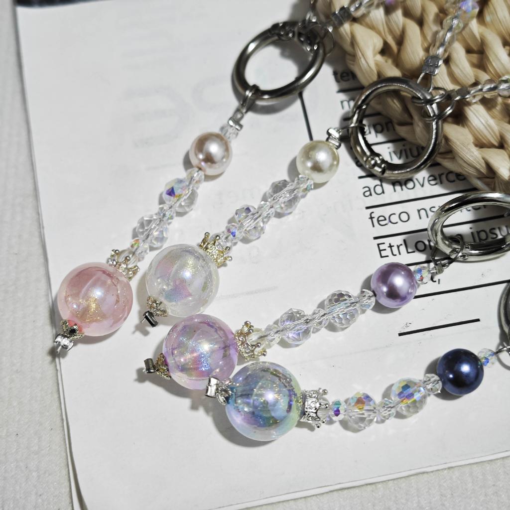 Butterfly Light Luxury Style Diamond-encrusted High-end Mobile Phone Lanyard Anti-lost Mobile Phone Rope Mobile Phone Chain Case Pendant Drill Ring