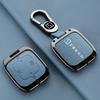 Zeekr 7X 007 001 FR 009 2024 2025 Key Fob Car RC Cover Housing Zinc Alloy Leather Car Key Case Protective Case Auto Accessories
