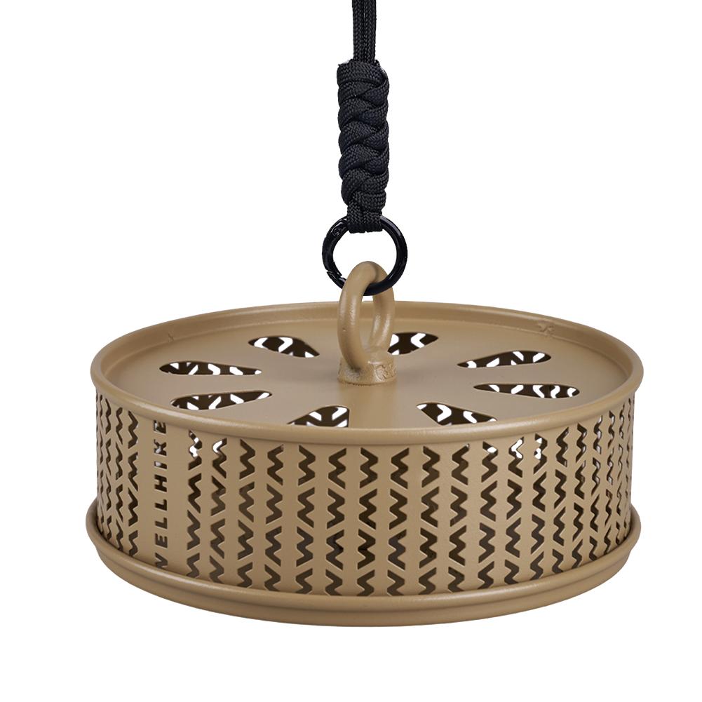 Mosquito Coil Holder with Cover Mosquito Repellent Incense Box Metal Repellent Incense Coil Burner for Outdoor Camping