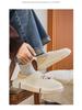 Men's Winter Indoor Cotton Slippers - Warm, Cold-Proof, Heel-Covered, Plush, Thickened, Large Size 47, Closed-Toe Shoes