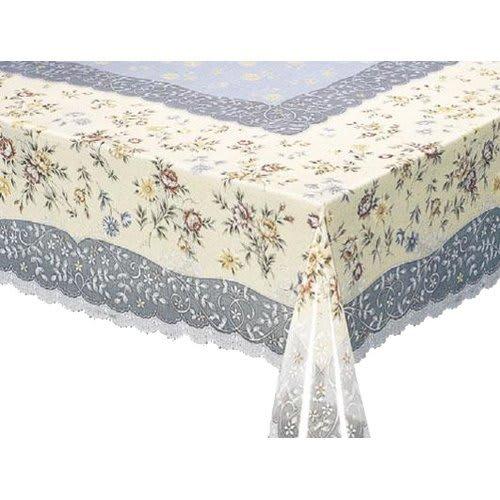 

Meiwa Gravure MEIWA Tablecloth (Single Sheet) MG Print Lace Series Orcia 135cm x 185cm Red