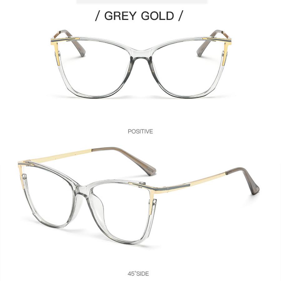 Fashion Eyeglass Frame Anti Blue Light Cat Eye Frame