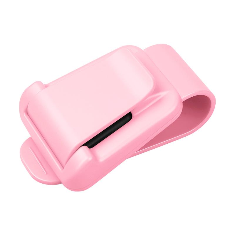 

Universal Car Sunglasses Clip Sun Visor Glasses Holder Card Ticket Holder Stable Storage Clips Eyeglasses Hanger Car Accessories розовый
