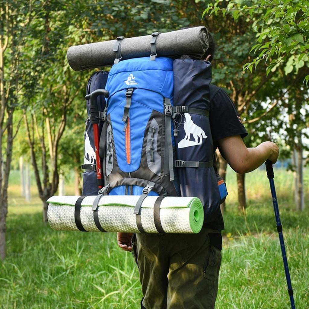 70L Kempingový batoh Cestovní taška Horolezectví Muži Ženy Turistická Trekingová taška Outdoor Horolezectví Sportovní tašky Hydratace Zavazadlo Batoh