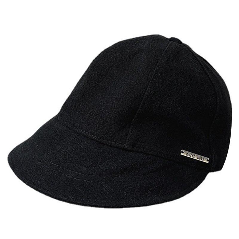 Wide Brim Shows Small Face Cotton And Linen Breathable Duck Tongue Bucket Hat Women'S Foldable Casual Versatile Basin Hat Big Brim Cover Face