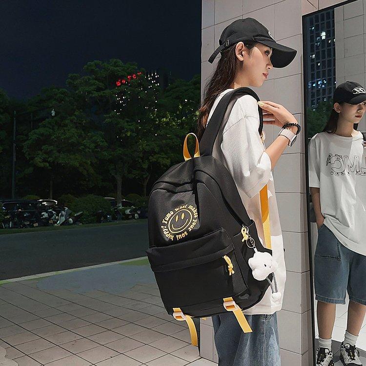 Schoolbag Japanese new ins wind large capacity simple fashion versatile junior high school student college student backpack