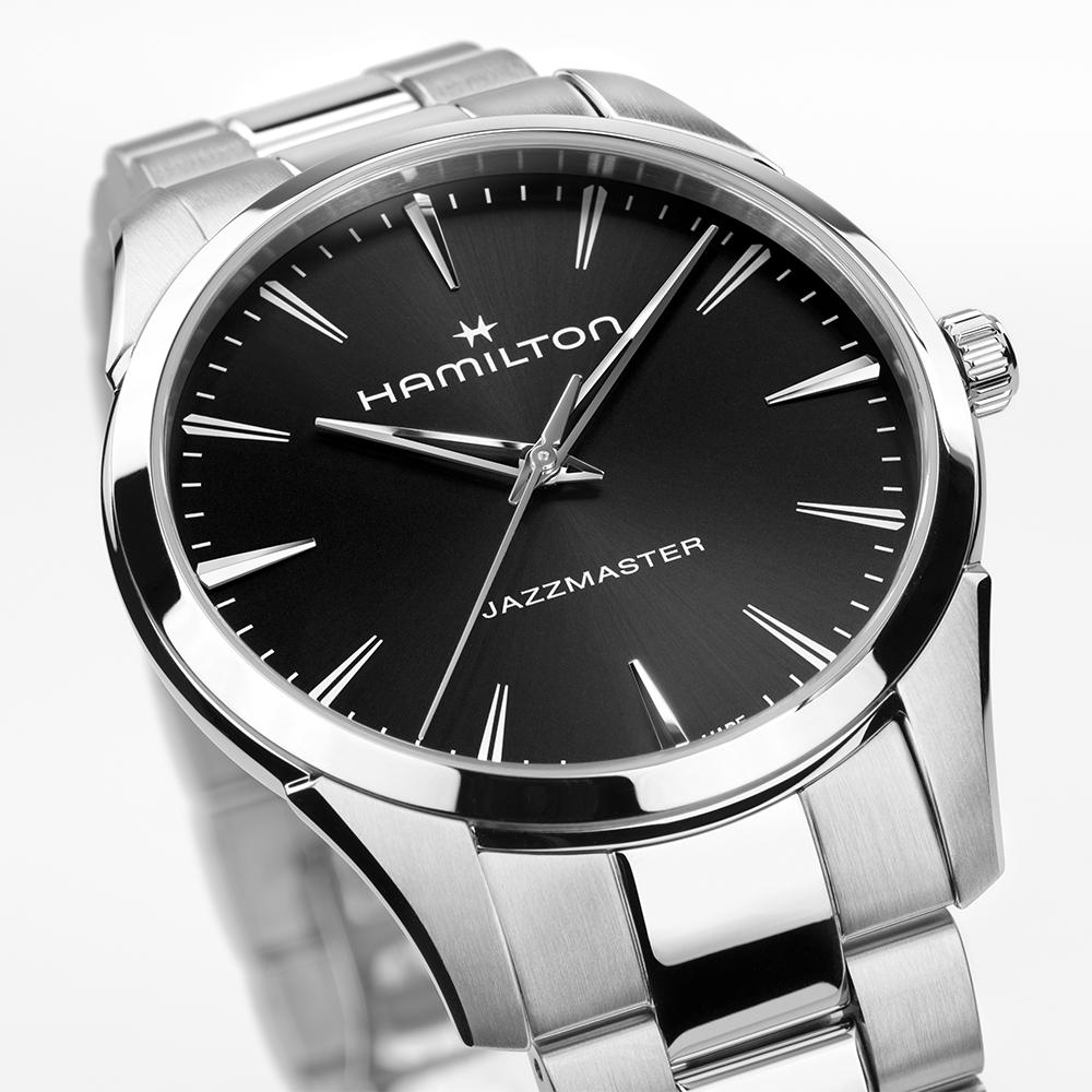 Hamilton Jazzmaster Quartz Black 40mm Bracelet H32461131