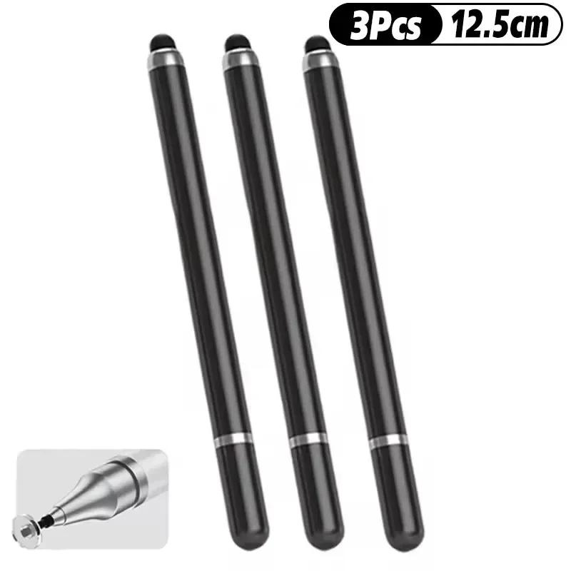 2IN1 Universal Stylus Pen High Sensitivity Tablet Drawing Capacitive Touch Pen for Samsung Iphone Cellphone Tablet Screen Pencil