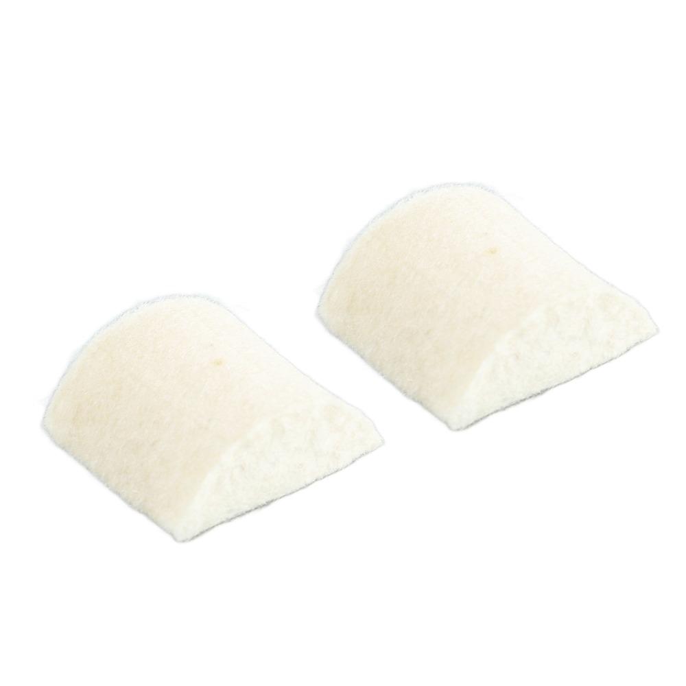 2PCS Lightweight Design Drum Pedal Beater Felt Material Replacement Beater Pads For Drummers