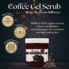 Feelhigh Face And Body Coffee Gel Scrub For Smoother, Younger-looking Skin 500ml And Face Skin Purifying Gel 500ml For All Type of Skin Man and W